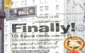 Wall Street Journal Newspaper Publishes Dr Rath Researchs Groundbreaking Patent 960x540